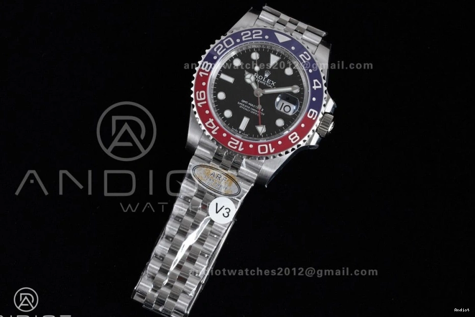 BLRO On 904L Best ARF GMT SS Pepsi Jubilee HighQuality 126710 New SH3285 Edition 1:1 II (UV Master Bezel V 862 Bracelet ) 0720